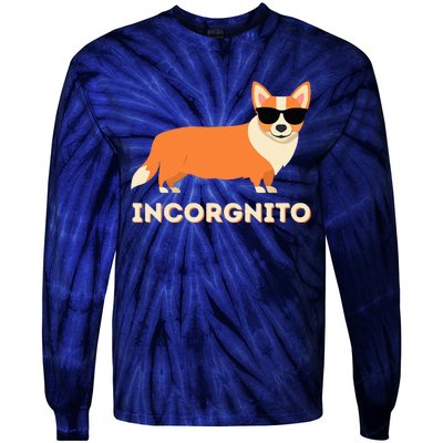 Incorgnito Funny Welsh Corgi Owner Tie-Dye Long Sleeve Shirt