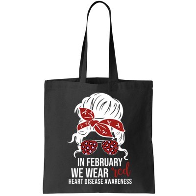 In February We Wear Red Chd Heart Disease Awareness Bag