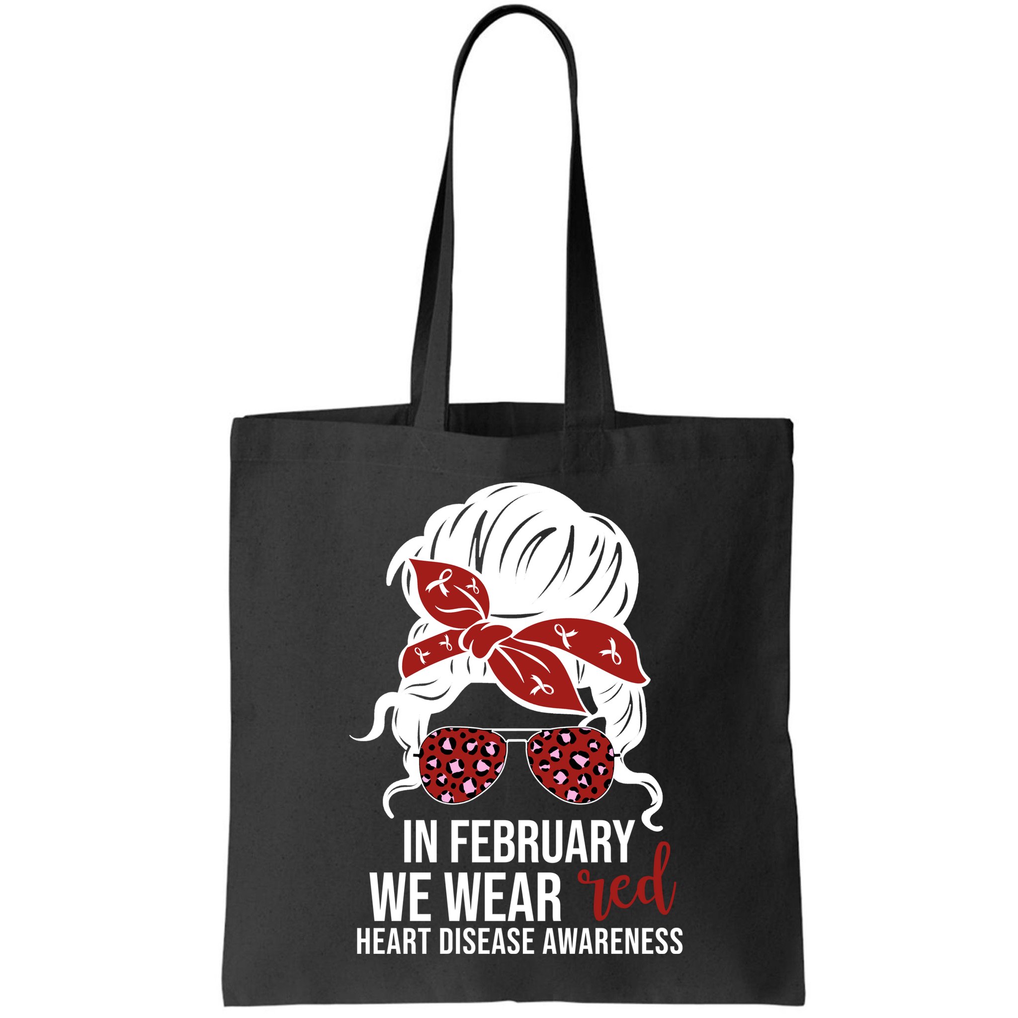 In February We Wear Red Chd Heart Disease Awareness Bag