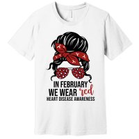 In February We Wear Red Chd Heart Disease Awareness Premium T-Shirt