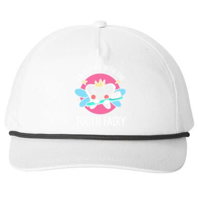 Im Friends With The Tooth Fairy Tooth Teeth Gift Snapback Five-Panel Rope Hat