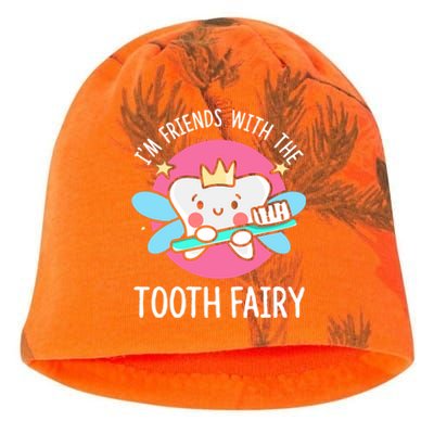 Im Friends With The Tooth Fairy Tooth Teeth Gift Kati - Camo Knit Beanie