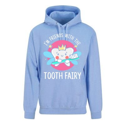 Im Friends With The Tooth Fairy Tooth Teeth Gift Unisex Surf Hoodie