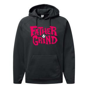 Ian Fidance Wearing Father Grind Performance Fleece Hoodie