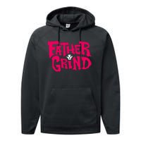 Ian Fidance Wearing Father Grind Performance Fleece Hoodie