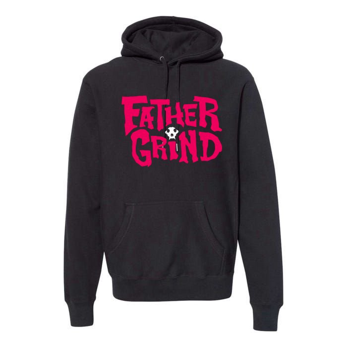 Ian Fidance Wearing Father Grind Premium Hoodie