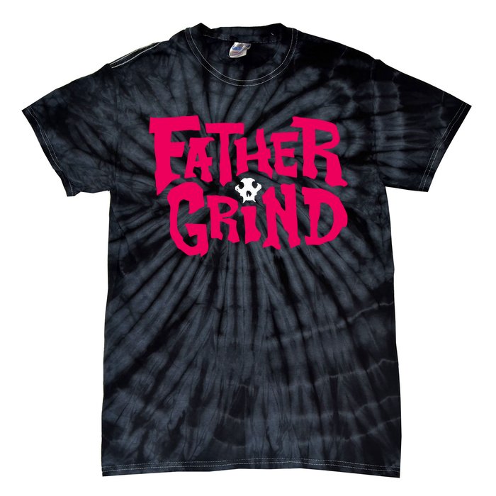 Ian Fidance Wearing Father Grind Tie-Dye T-Shirt