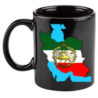 Iran Flag With A Golden Lion 11oz C Handle Ceramic Mug