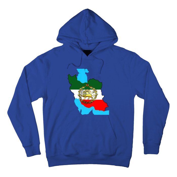 Iran Flag With A Golden Lion Hoodie