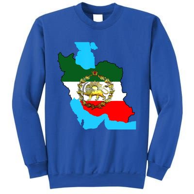 Iran Flag With A Golden Lion Sweatshirt