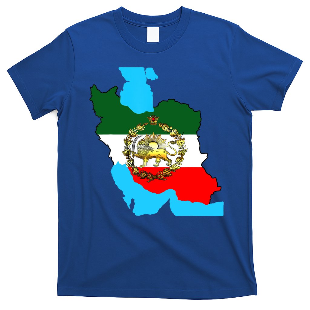 Iran Flag With A Golden Lion T-Shirt