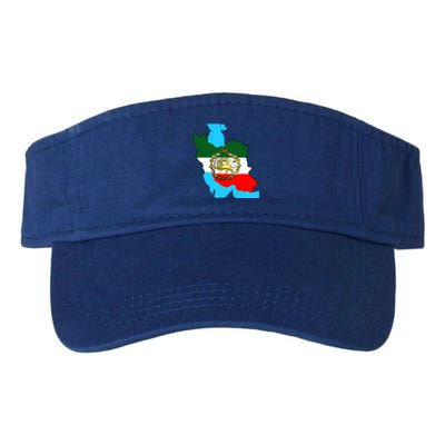 Iran Flag With A Golden Lion Valucap Bio-Washed Visor