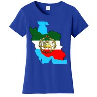 Iran Flag With A Golden Lion Women's T-Shirt