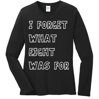 I Forget What Eight Was For Violent Femmes Kiss Off Ladies Long Sleeve Shirt