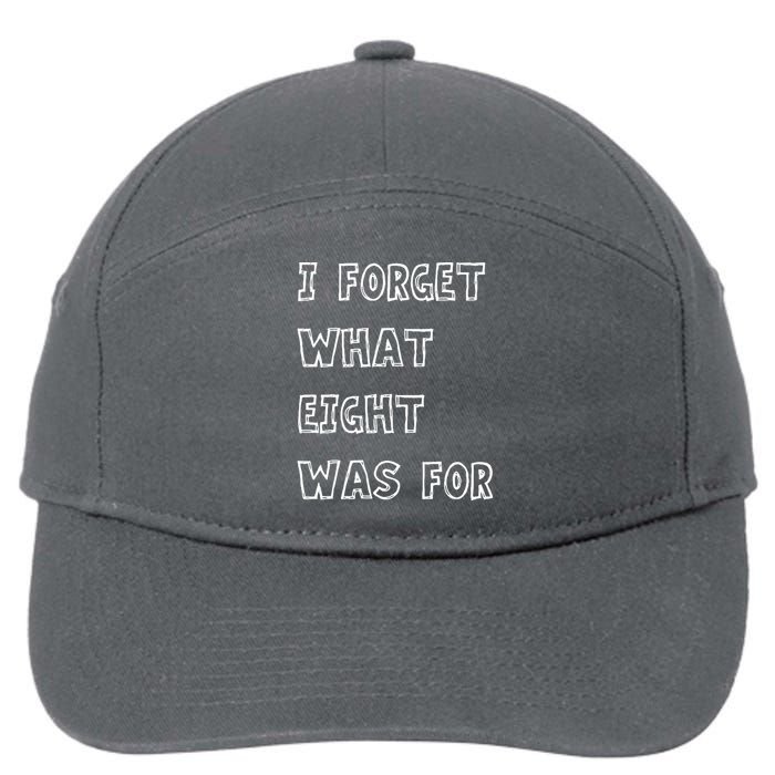 I Forget What Eight Was For Violent Femmes Kiss Off 7-Panel Snapback Hat