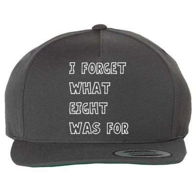 I Forget What Eight Was For Violent Femmes Kiss Off Wool Snapback Cap