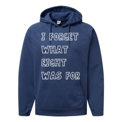 I Forget What Eight Was For Violent Femmes Kiss Off Performance Fleece Hoodie