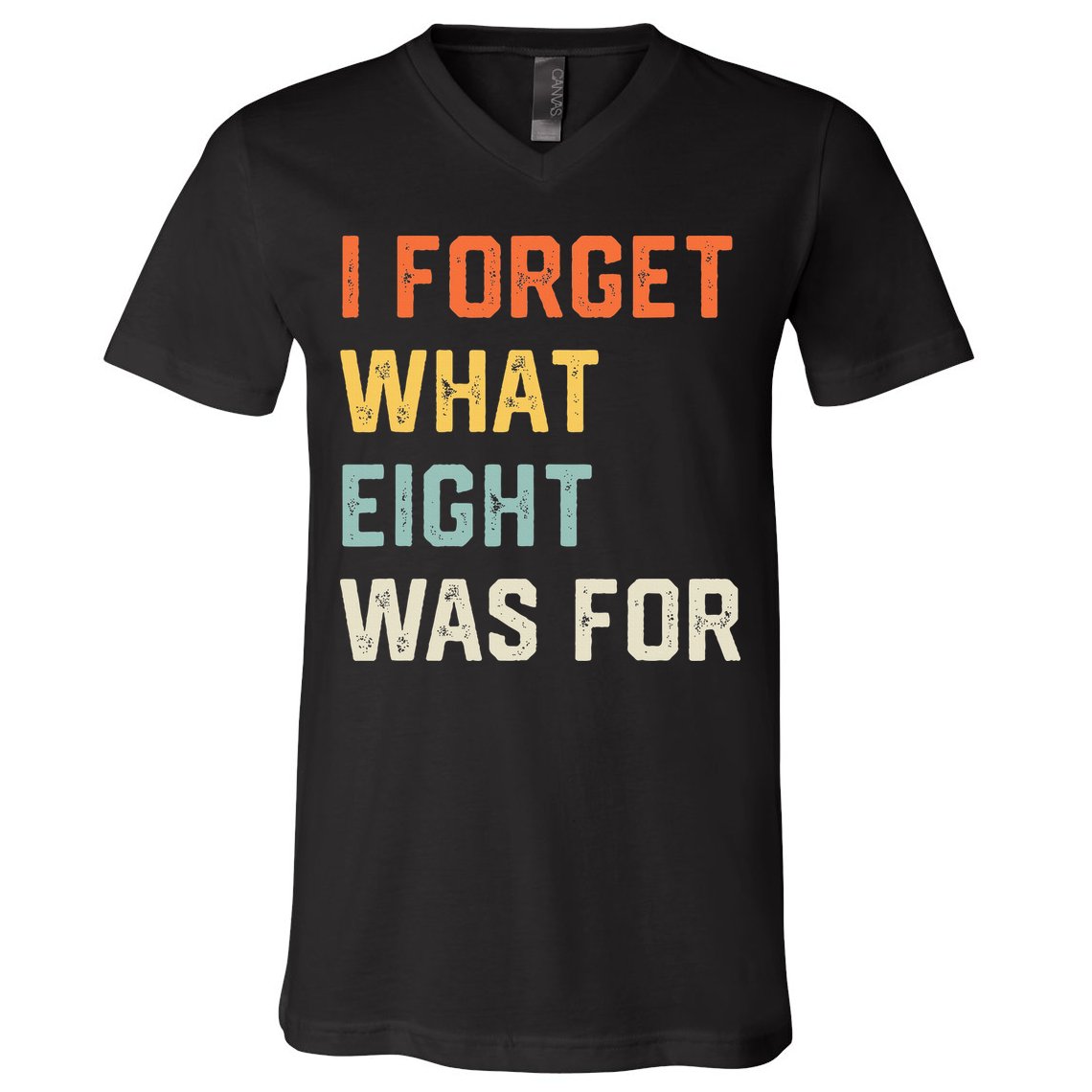 I Forget What 8 Was For V-Neck T-Shirt