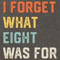 I Forget What 8 Was For Cotton Canvas Backpack