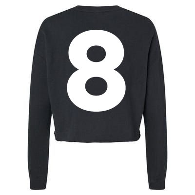 I Forget What 8 Was For Cropped Pullover Crew