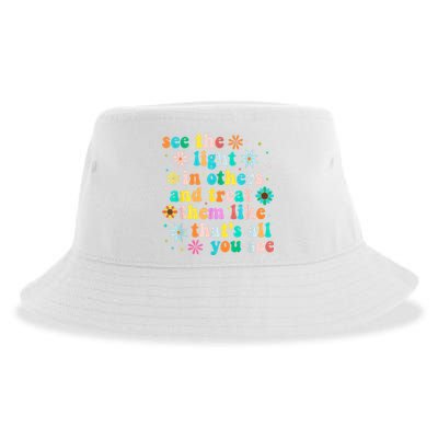 Inspirational For Women Positive Message See Light In Others Sustainable Bucket Hat