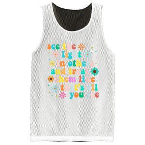 Inspirational For Women Positive Message See Light In Others Mesh Reversible Basketball Jersey Tank