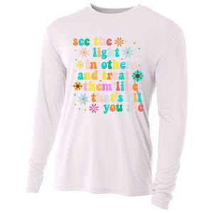 Inspirational For Women Positive Message See Light In Others Cooling Performance Long Sleeve Crew