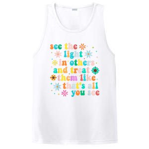 Inspirational For Women Positive Message See Light In Others PosiCharge Competitor Tank