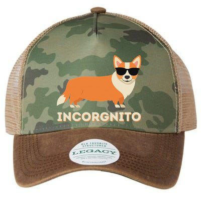 Incorgnito Funny Welsh Corgi Owner Dog Lover Legacy Tie Dye Trucker Hat