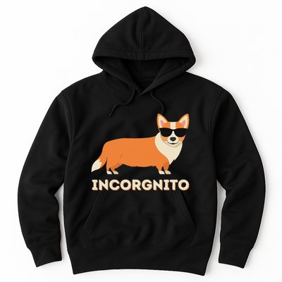 Incorgnito Funny Welsh Corgi Owner Dog Lover Hoodie
