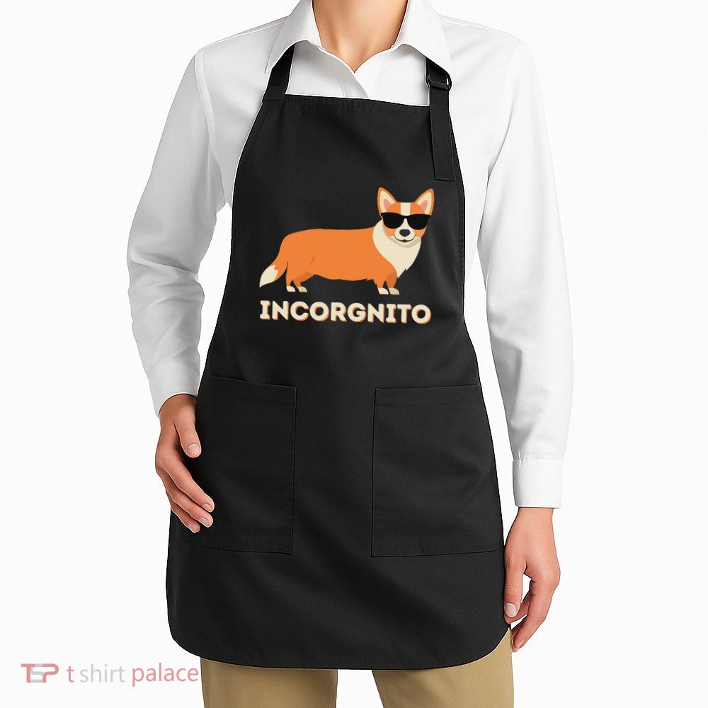 Incorgnito Funny Welsh Corgi Owner Dog Lover Apron