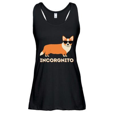 Incorgnito Funny Welsh Corgi Owner Dog Lover Ladies Essential Flowy Tank