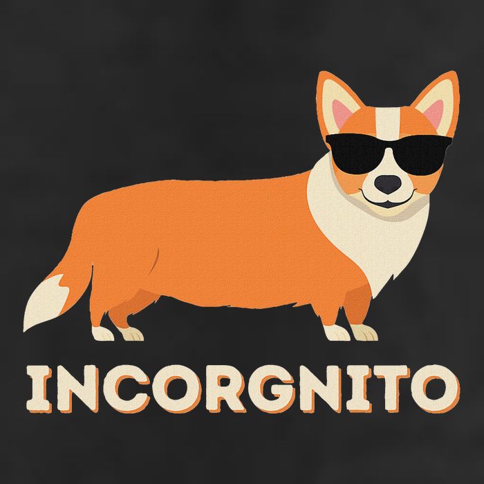 Incorgnito Funny Welsh Corgi Owner Dog Lover Golf Towel