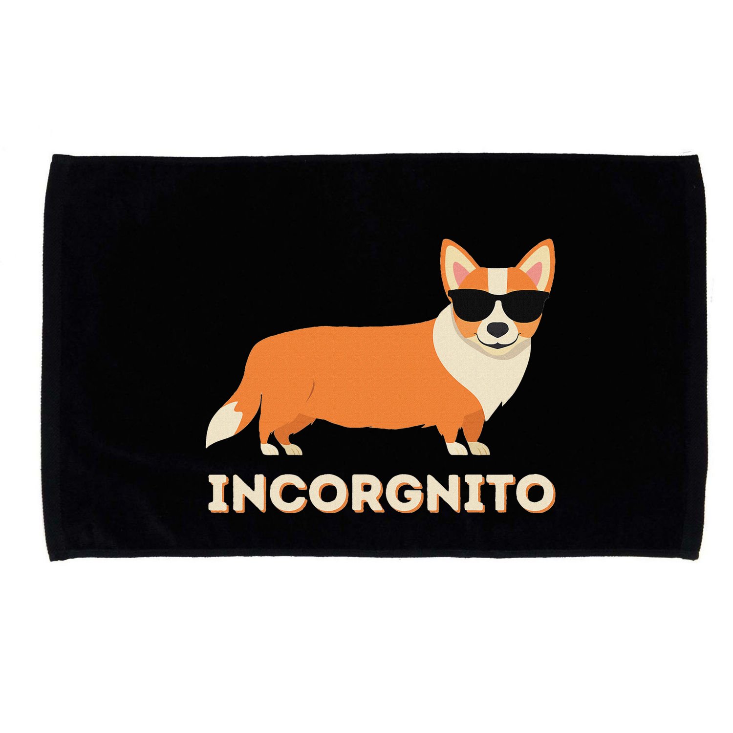 Incorgnito Funny Welsh Corgi Owner Dog Lover Microfiber Hand Towel