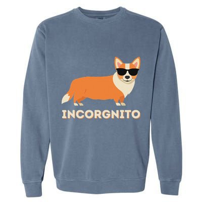 Incorgnito Funny Welsh Corgi Owner Dog Lover Garment-Dyed Sweatshirt