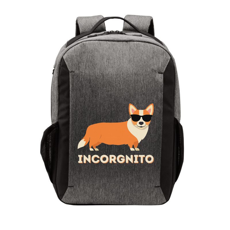 Incorgnito Funny Welsh Corgi Owner Dog Lover Vector Backpack