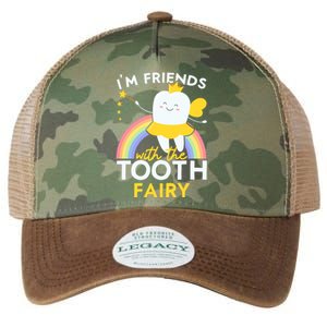 Im Friends With The Tooth Fairy Dentist Dental Hygienist Funny Gift Legacy Tie Dye Trucker Hat