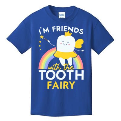 Im Friends With The Tooth Fairy Dentist Dental Hygienist Funny Gift Kids T-Shirt