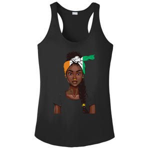 Ivorian Flag Women Souvenirs Products Ivory Coast Ladies PosiCharge Competitor Racerback Tank