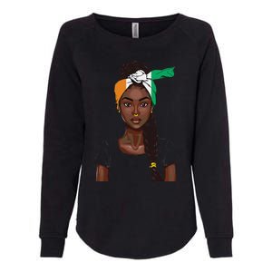 Ivorian Flag Women Souvenirs Products Ivory Coast Womens California Wash Sweatshirt