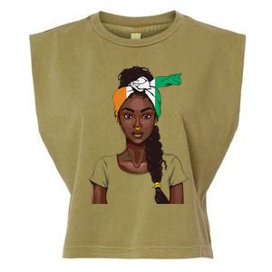 Ivorian Flag Women Souvenirs Products Ivory Coast Garment-Dyed Women's Muscle Tee