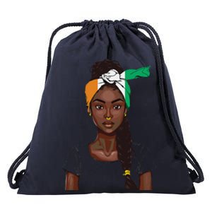 Ivorian Flag Women Souvenirs Products Ivory Coast Drawstring Bag