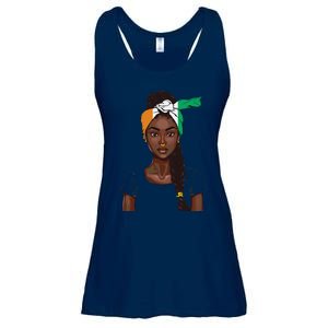 Ivorian Flag Women Souvenirs Products Ivory Coast Ladies Essential Flowy Tank