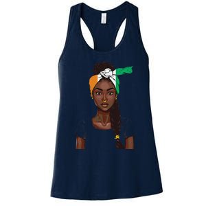 Ivorian Flag Women Souvenirs Products Ivory Coast Women's Racerback Tank