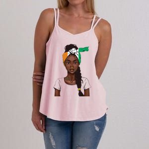 Ivorian Flag Women Souvenirs Products Ivory Coast Women's Strappy Tank