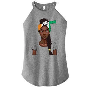 Ivorian Flag Women Souvenirs Products Ivory Coast Women's Perfect Tri Rocker Tank