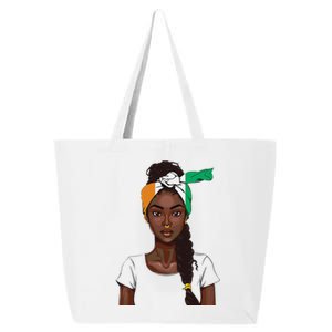 Ivorian Flag Women Souvenirs Products Ivory Coast 25L Jumbo Tote