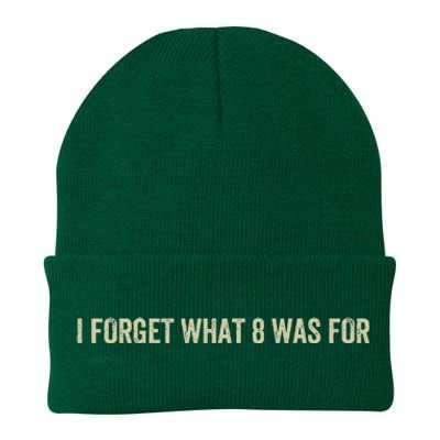 I Forget What 8 Was Knit Cap Winter Beanie