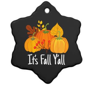 Its Fall Yall Lazy Halloween Costume Thanksgiving Pumpkin Ceramic Star Ornament