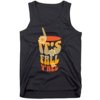 It’s Fall Y’all Retro Groovy Women Girl Tank Top